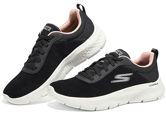 (W) スケッチャーズ GOwalk Joy 光るスニーカー (黒/ピンク/白) 896168-BKLP Lookbook (W) スケッチャーズ GOwalk Joy 光るスニーカー (黒/ピンク/白) 896168-BKLP