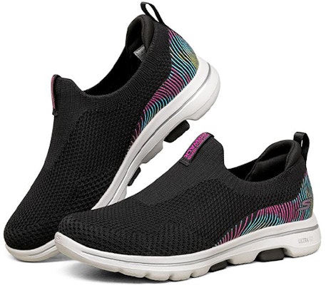 (W) Skechers Go Walk Loafers 'Hitam Pelbagai Warna' 124240-BKMT Lookbook (W) Skechers Go Walk Loafers 'Hitam Pelbagai Warna' 124240-BKMT