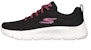 (W) Skechers Go Walk Flex 'Alani - Hitam Merah Jambu' 124952-BKHP
