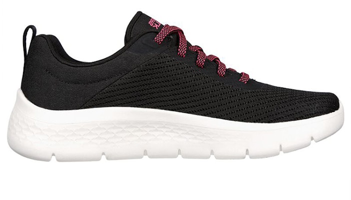 (W) Skechers Go Walk Flex 'Alani - Hitam Merah Muda' 124952-BKHP Order (W) Skechers Go Walk Flex 'Alani - Hitam Merah Muda' 124952-BKHP