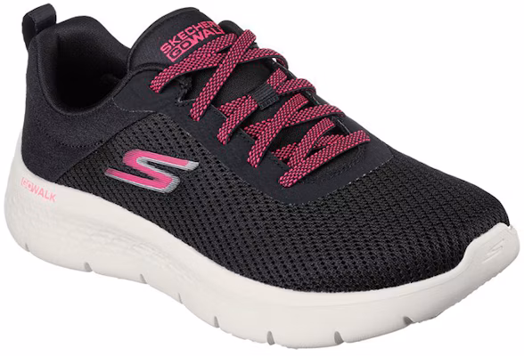(W) Skechers Go Walk Flex 'Alani - Hitam Merah Muda' 124952-BKHP Lookbook (W) Skechers Go Walk Flex 'Alani - Hitam Merah Muda' 124952-BKHP