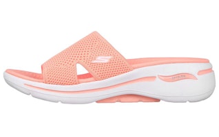(Women) Skechers Go Walk 'Fashion Casual Orange' 140224-PCH (Women) Skechers Go Walk 'Fashion Casual Orange' 140224-PCH