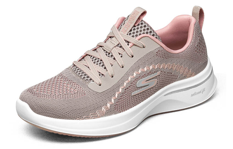 (W) Skechers Go Walk 'Grey Taupe Pink' 圖 2