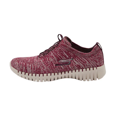 (W) Skechers Go Walk 'Jujube Red'