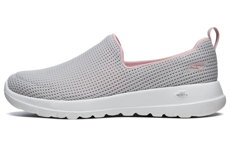 (Women) Skechers GO WALK 'Light Gray Pinkred' 15637-LGPK