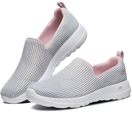 (W) Skechers GO WALK 'Kelabu Muda Pinkmerah' 15637-LGPK Lookbook (W) Skechers GO WALK 'Kelabu Muda Pinkmerah' 15637-LGPK