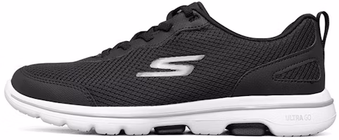 (Women) Skechers Go Walk 5 'Black White' 124011-BKW (Women) Skechers Go Walk 5 'Black White' 124011-BKW