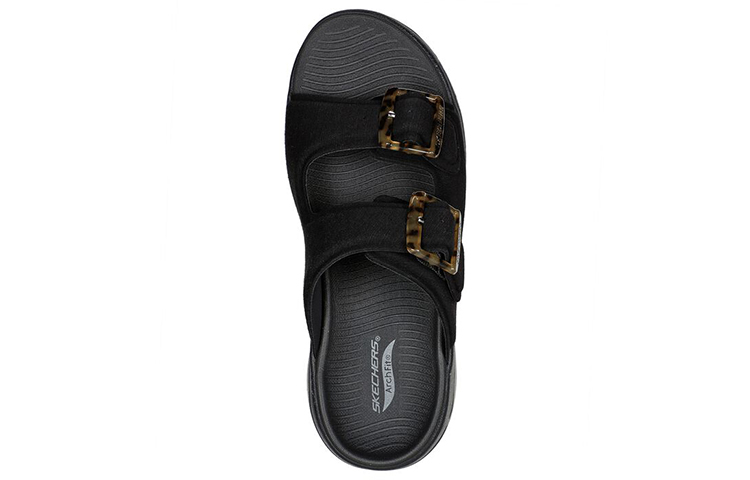 Shop (Women) Skechers Go Walk 'Lightweight Sports Slip-on Black' 140279-BBK
