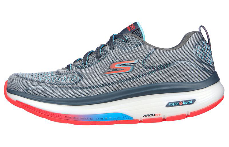(W) Skechers Go Walk 'Silver Orange'