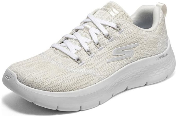 (Women) Skechers Go Walk 'White Low-Top' 124960-WSL Order (Women) Skechers Go Walk 'White Low-Top' 124960-WSL