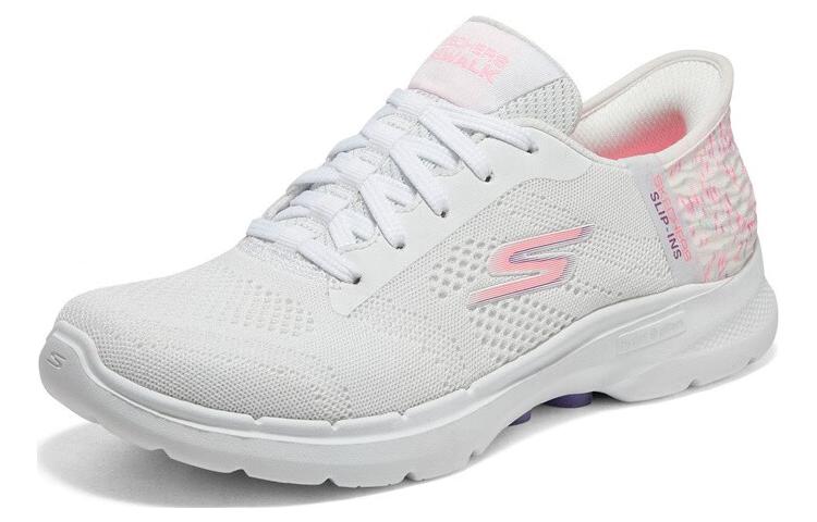 Lookbook (W) 斯凯奇 Go Walk '白粉' 124627-WMLT