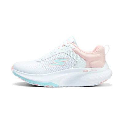 (W) Skechers GO WALK 'White Pink Blue'