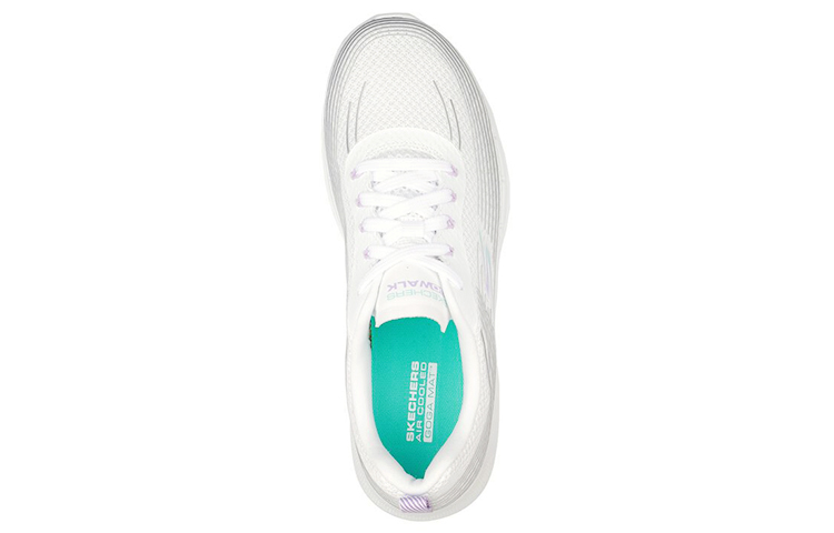 Lookbook Skechers Go Walk 跳繩鞋 防滑透氣 一腳蹬運動休閒鞋 女款 白