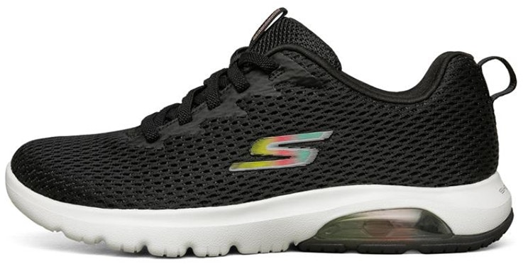 women-skechers-go-walk-air-black-and-white-124074-bkw