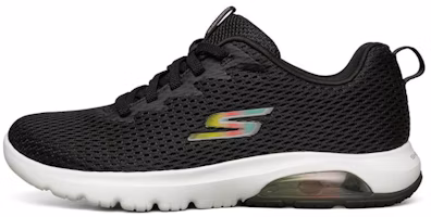 (Women) Skechers Go Walk Air Running Shoes Black/White 124074-BKW (Women) Skechers Go Walk Air Running Shoes Black/White 124074-BKW