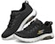 (W) Skechers Go Walk Air Kasut Lari Hitam/Putih 124074-BKW