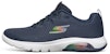 (W) Skechers Go Walk Air Kasut Lari Biru/Putih 124074-NVW