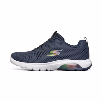 (W) Skechers Go Walk Air Running Shoes Blue/White