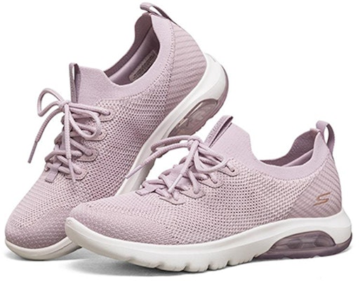 (Women) Skechers Go Walk Air Running Shoes Pink 124081-MVE Lookbook (Women) Skechers Go Walk Air Running Shoes Pink 124081-MVE