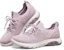 (W) Skechers Go Walk Air Kasut Larian Merah Jambu 124081-MVE