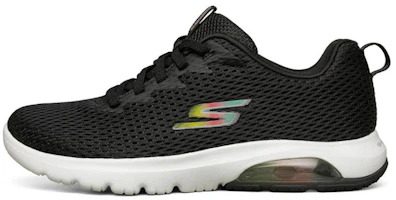 (Women) Skechers Go Walk Air Running Shoes Black/White 124074-BKW (Women) Skechers Go Walk Air Running Shoes Black/White 124074-BKW