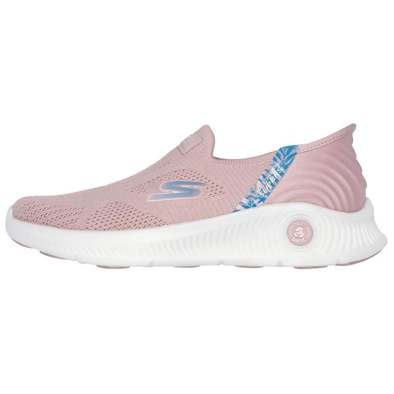 (Women) Skechers GO WALK Anywhere - Laila Pink Casual Comfort Walking Shoes 125087-MVE