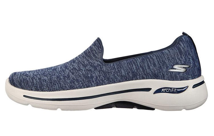 (W) Skechers Go Walk Arch Fit-Finley 'Navy Blue Slip-On'