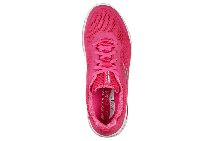 Lookbook (Women) Skechers Go Walk Arch Fit-Motion Breeze 'Pink Casual' 124404-PNK