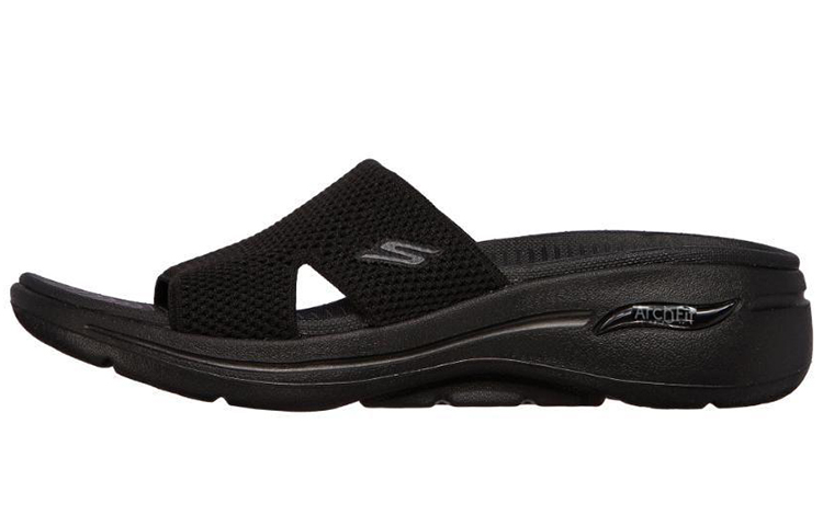 (Women) Skechers Go Walk Arch Fit-Worthy 'All-Black' 140224-BBK