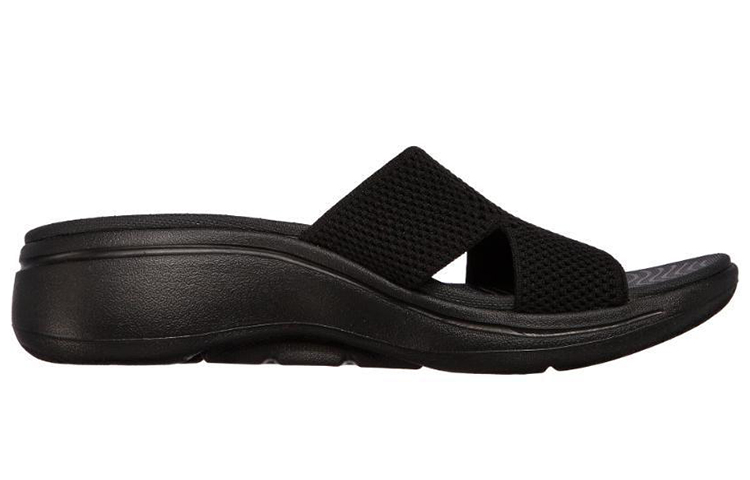 Order (Women) Skechers Go Walk Arch Fit-Worthy 'All-Black' 140224-BBK