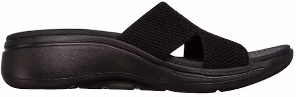 Order (W) (女性用) スケッチャーズ Go Walk Arch Fit-Worthy 'オールブラック' 140224-BBK 140224-BBK