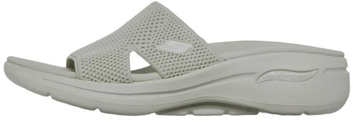 (Women) Skechers Go Walk Arch Fit-Worthy 'Grey' 140224-NAT Buy (Women) Skechers Go Walk Arch Fit-Worthy 'Grey' 140224-NAT
