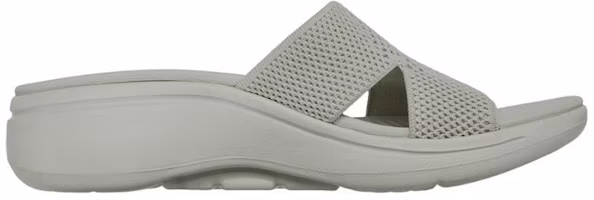 Order (W) Skechers Go Walk Arch Fit-Worthy 'Gris' 140224-NAT