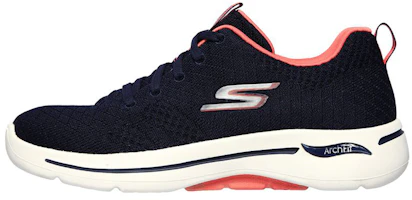 (Women) Skechers Go Walk Arch Fit - 'Unify Blue Pink' 124403-NVCL (Women) Skechers Go Walk Arch Fit - 'Unify Blue Pink' 124403-NVCL