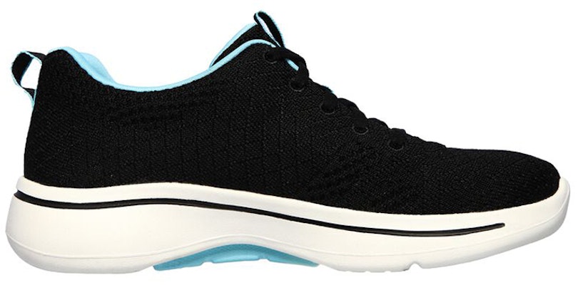 (W) Skechers Go Walk Arch Fit - Unify 'Hitam Biru' 124403-BKAQ Order (W) Skechers Go Walk Arch Fit - Unify 'Hitam Biru' 124403-BKAQ