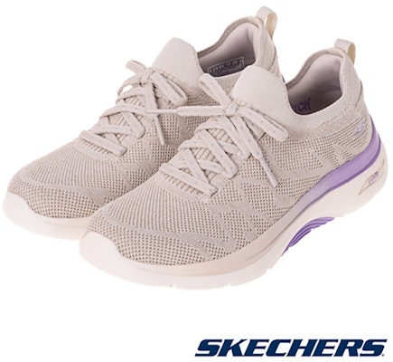 (Women) Skechers Go Walk Arch Fit 2.0 Walking Shoes Beige Off-white 125320NTPR Buy (Women) Skechers Go Walk Arch Fit 2.0 Walking Shoes Beige Off-white 125320NTPR