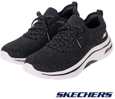 (Women) SKECHERS GO WALK ARCH FIT 2.0 Walking Shoes Black 125320BKRG (Women) SKECHERS GO WALK ARCH FIT 2.0 Walking Shoes Black 125320BKRG