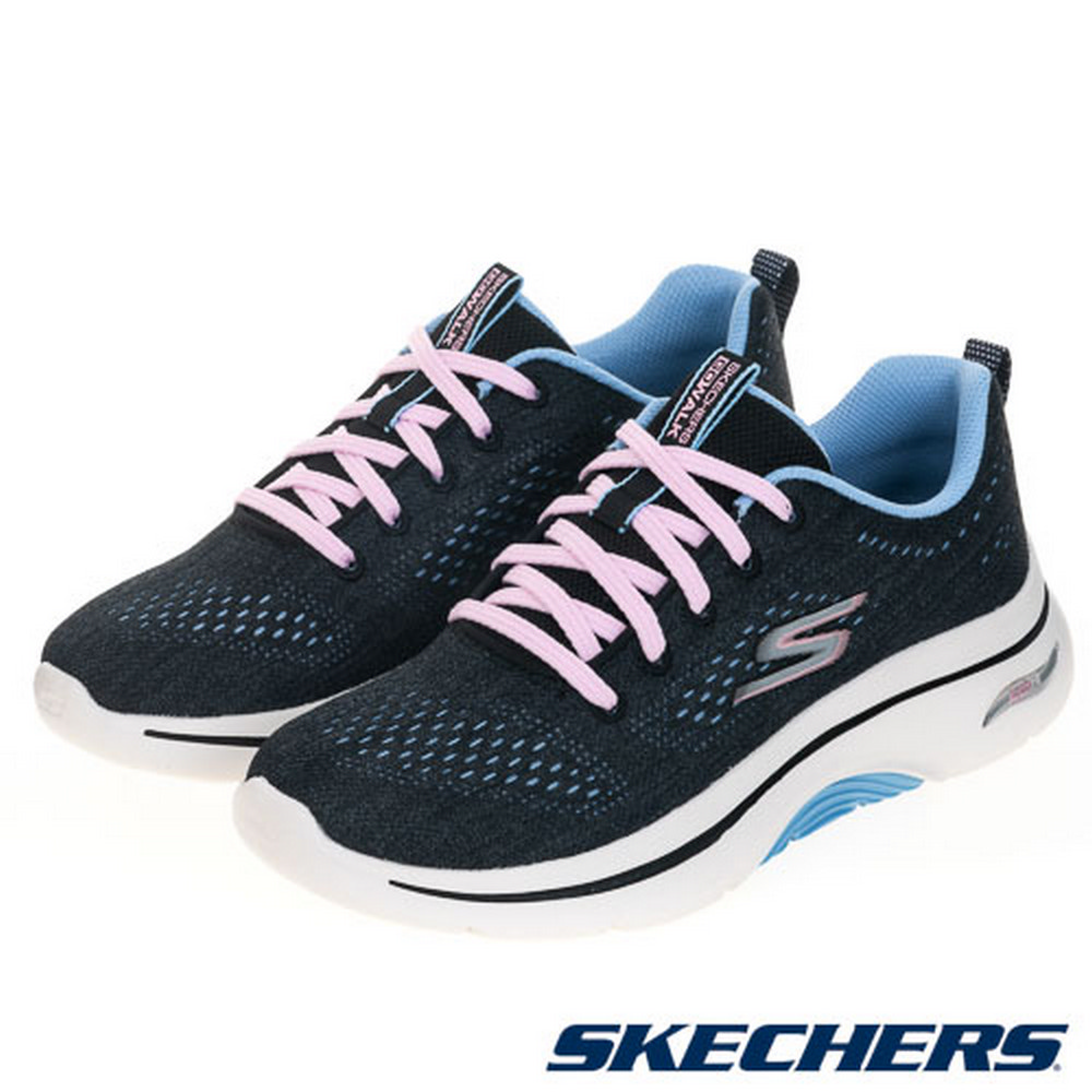(Women) SKECHERS GO WALK ARCH FIT 2.0 Walking Shoes Blue 125311BKBL