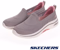 (Women) Skechers Go Walk Arch Fit 2.0 Walking Shoes Pink Powder 125304TPPK (Women) Skechers Go Walk Arch Fit 2.0 Walking Shoes Pink Powder 125304TPPK