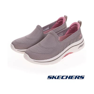 (W) Skechers Go Walk Arch Fit 2.0 Walking Shoes Pink Powder