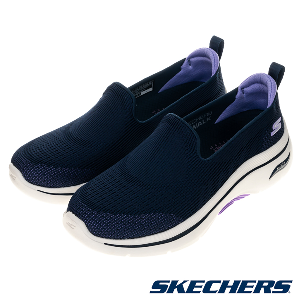 (Women) SKECHERS GO WALK ARCH FIT 2.0 Walking Shoes Blue Indigo 125304NVLV