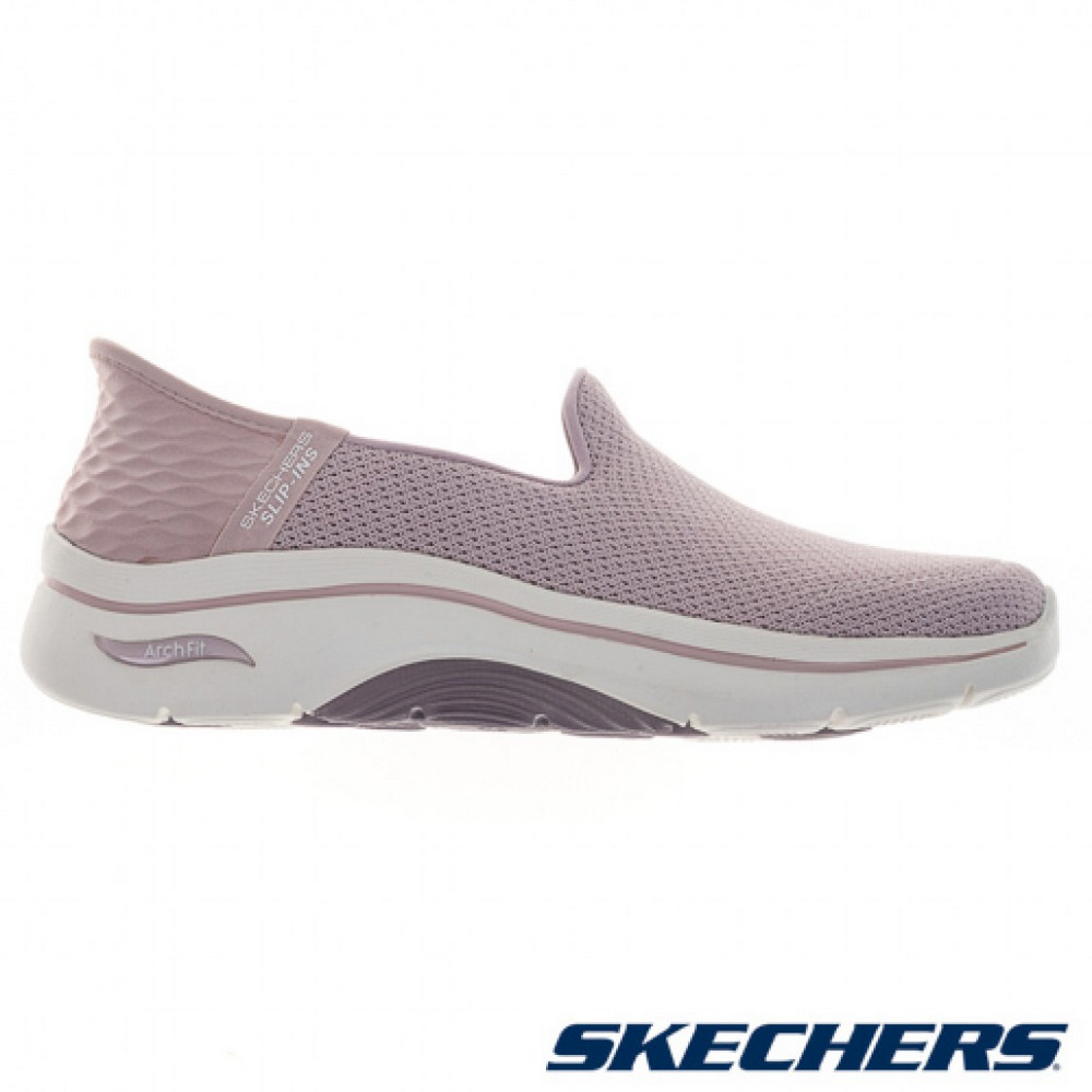 Order (W) Skechers Go Walk Arch Fit 2.0 Sepatu Jalan Ungu 125315WMVE