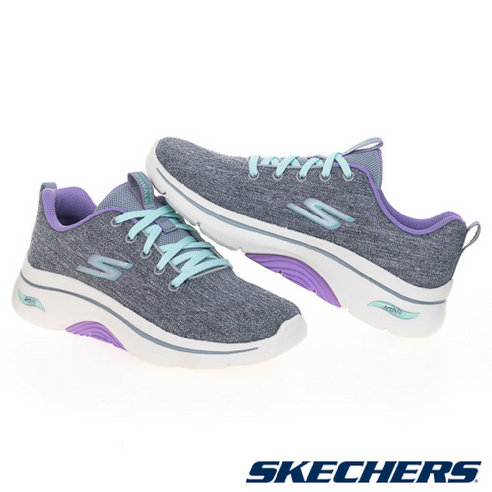 Lookbook (W) Skechers GO Walk Arch Fit 2.0 Zapatos para Caminar Gris 125311GYLV