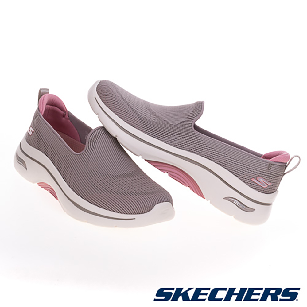 Lookbook (W) Skechers Go Walk Arch Fit 2.0 Zapatos para Caminar Rosa Powder 125304TPPK