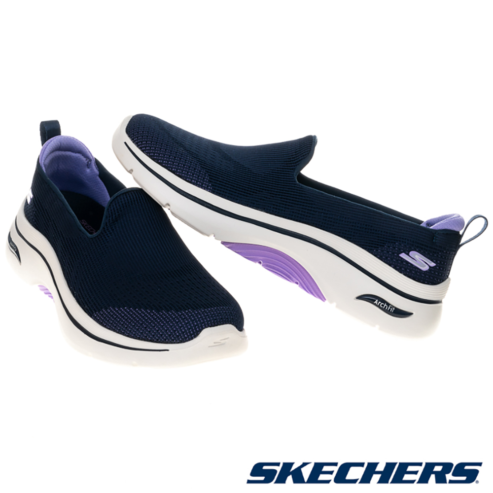 Lookbook (W) SKECHERS GO WALK ARCH FIT 2.0 Sepatu Jalan Biru Indigo 125304NVLV
