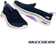 Lookbook (Women) SKECHERS GO WALK ARCH FIT 2.0 Walking Shoes Blue Indigo 125304NVLV