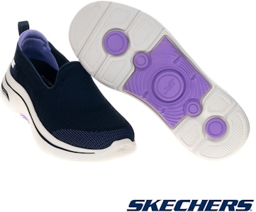 (W) SKECHERS GO WALK ARCH FIT 2.0 Sepatu Jalan Biru Indigo 125304NVLV Shop (W) SKECHERS GO WALK ARCH FIT 2.0 Sepatu Jalan Biru Indigo 125304NVLV