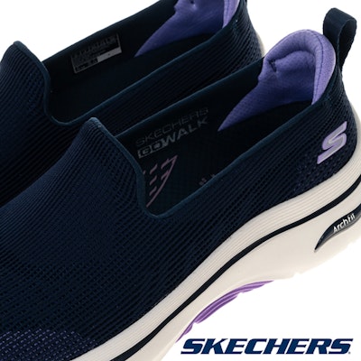 (Women) SKECHERS GO WALK ARCH FIT 2.0 Walking Shoes Blue Indigo 125304NVLV Purchase (Women) SKECHERS GO WALK ARCH FIT 2.0 Walking Shoes Blue Indigo 125304NVLV