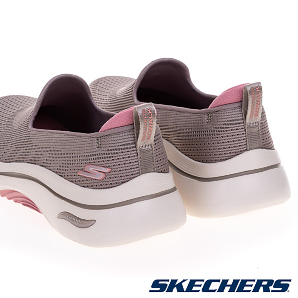 Sizing (W) Skechers Go Walk Arch Fit 2.0 Zapatos para Caminar Rosa Powder 125304TPPK