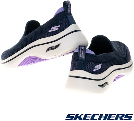 (Women) SKECHERS GO WALK ARCH FIT 2.0 Walking Shoes Blue Indigo 125304NVLV Sizing (Women) SKECHERS GO WALK ARCH FIT 2.0 Walking Shoes Blue Indigo 125304NVLV